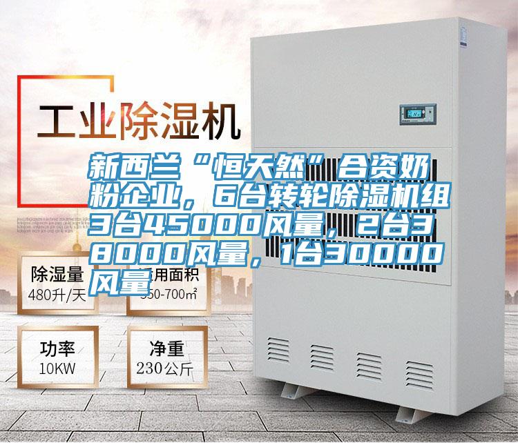 新西蘭“恒天然”合資奶粉企業(yè),6臺轉(zhuǎn)輪除濕機組3臺45000風(fēng)量,2臺38000風(fēng)量,1臺30000風(fēng)量