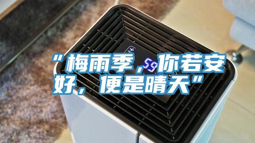 “梅雨季，你若安好，便是晴天”