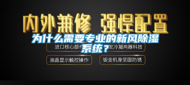 為什么需要專業的新風除濕系統？