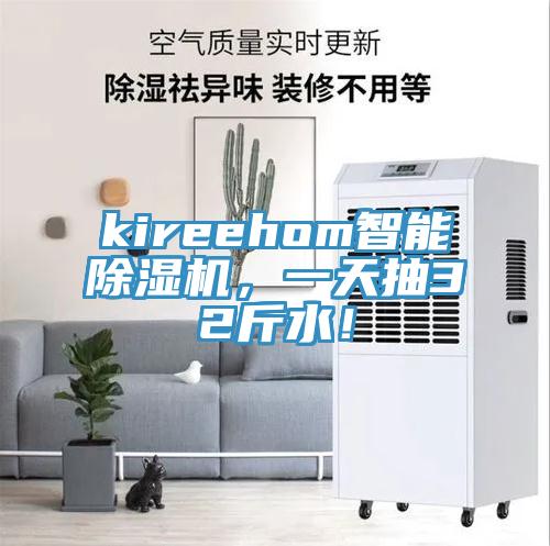 kireehom智能除濕機，一天抽32斤水！