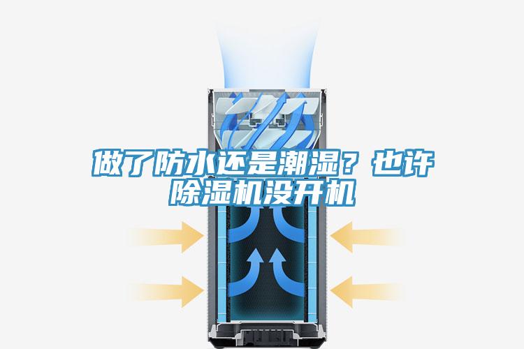 做了防水還是潮濕？也許除濕機沒開機