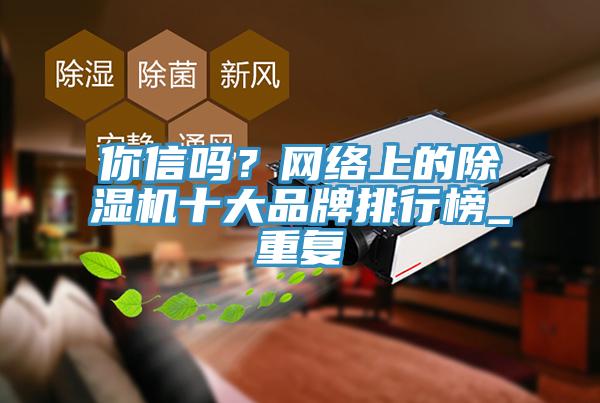 你信嗎？網(wǎng)絡(luò)上的除濕機十大品牌排行榜_重復(fù)