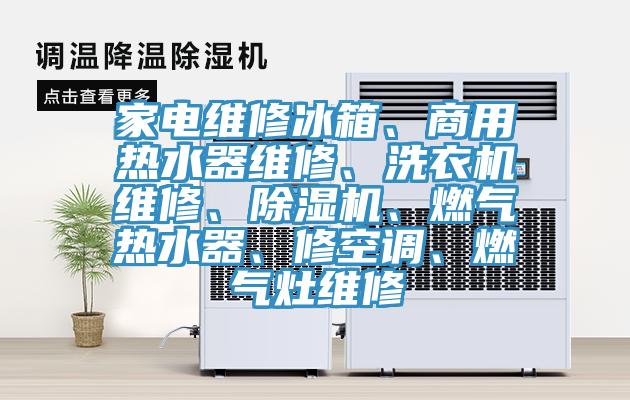 家電維修冰箱、商用熱水器維修、洗衣機維修、除濕機、燃氣熱水器、修空調(diào)、燃氣灶維修