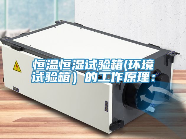 恒溫恒濕試驗箱(環境試驗箱）的工作原理：