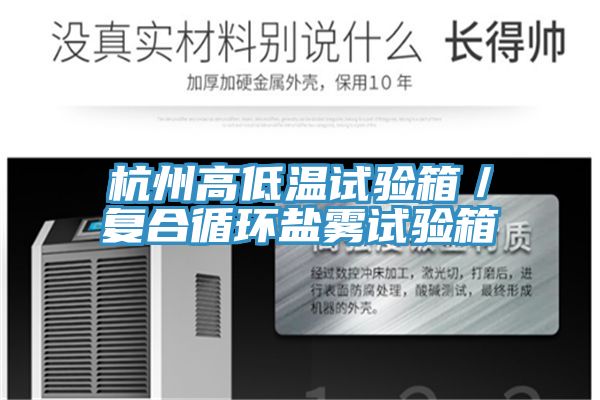 杭州高低溫試驗箱／復合循環鹽霧試驗箱