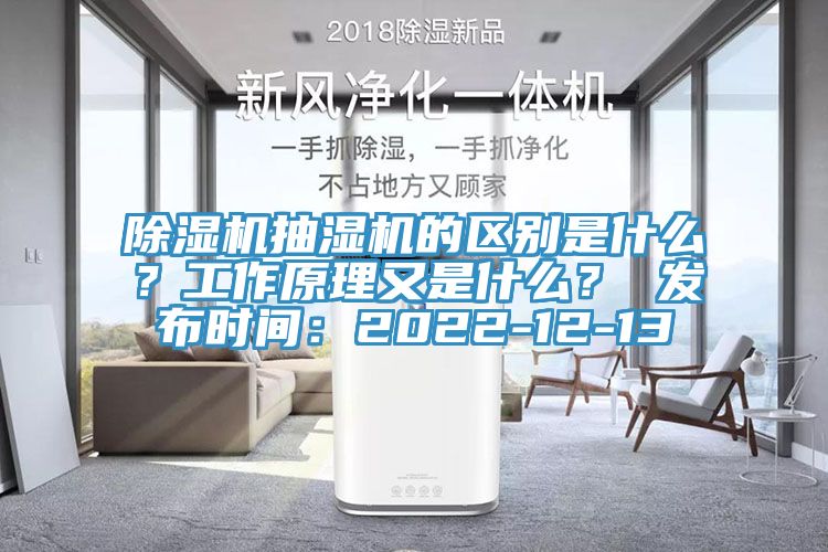 除濕機抽濕機的區別是什么？工作原理又是什么？ 發布時間：2022-12-13