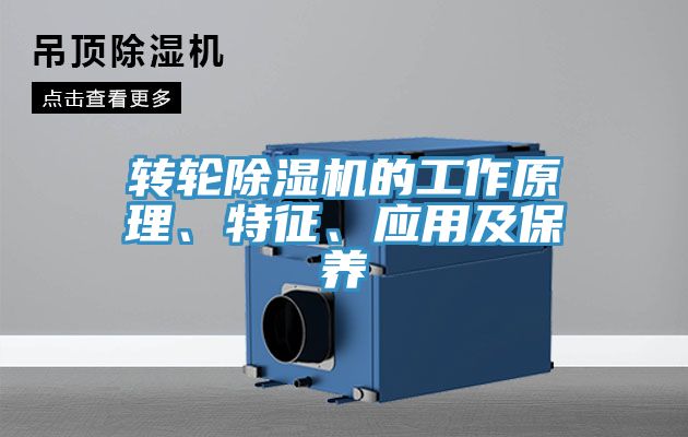 轉輪除濕機的工作原理、特征、應用及保養